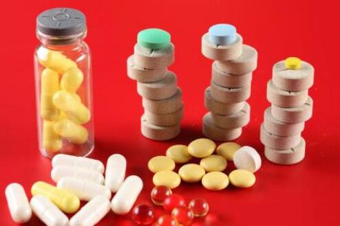 Zervikale Tabletten mit Osteochondose