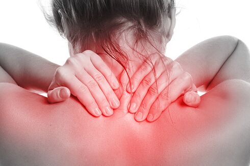 Nackenschmerzen mit zervikaler Osteochondose